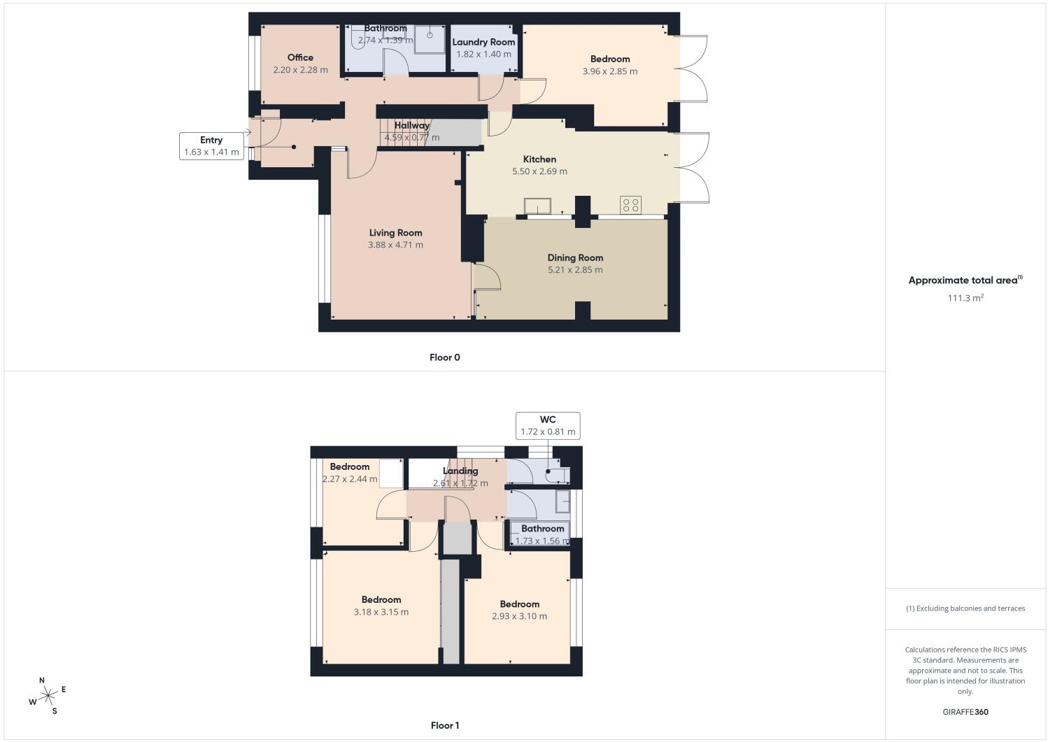 Nairn Drive, Dronfield Woodhouse, Dronfield, Derbyshire, S18 floorplan