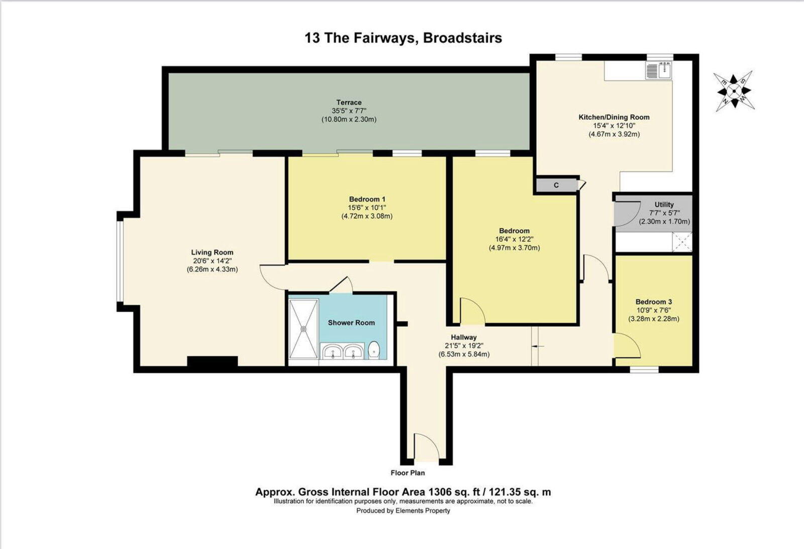 Broadstairs, Kent, CT10 3EF floorplan