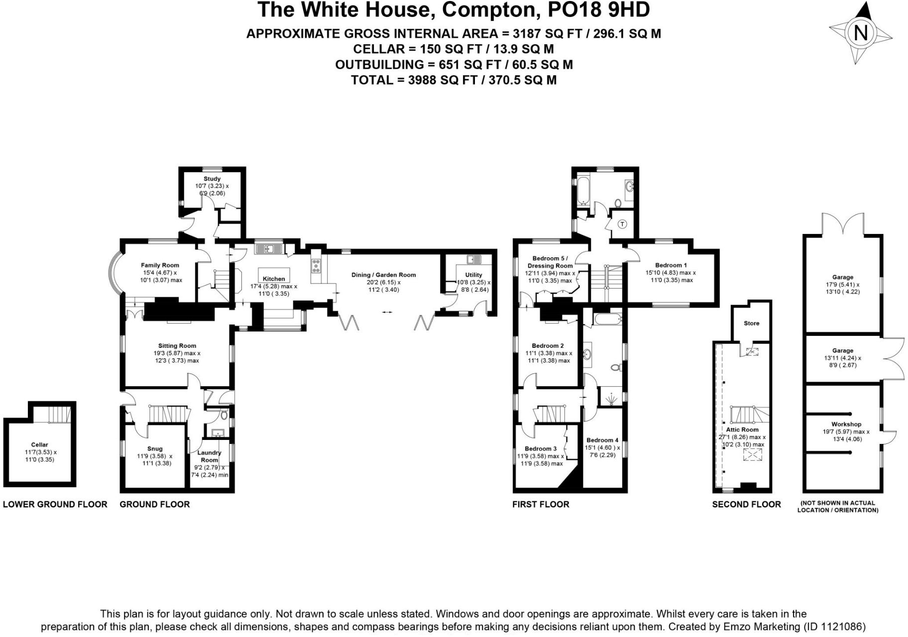 Compton, Chichester, PO18 floorplan