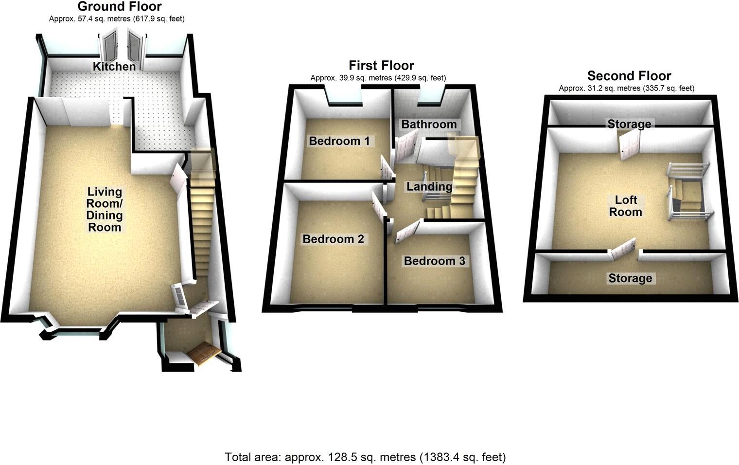 Harewood Drive, Royton, Oldham, Greater Manchester, OL2 floorplan