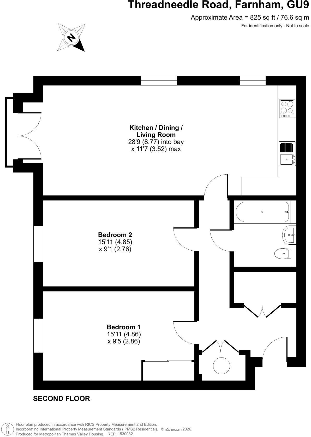 Woodlock Court, Farnham, Surrey, GU9 floorplan
