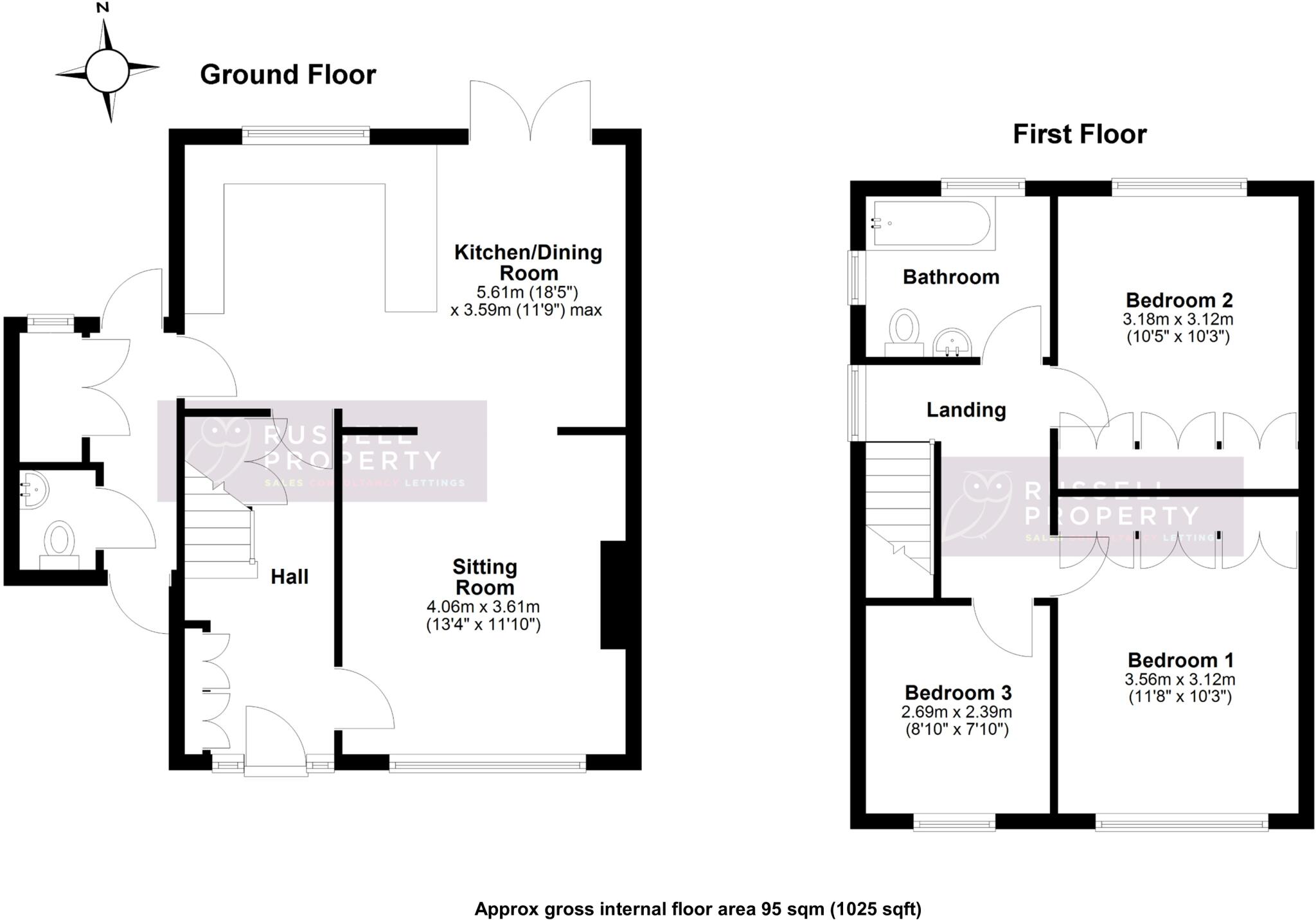 Plaw Hatch Close, Bishop's Stortford, Hertfordshire, CM23 floorplan