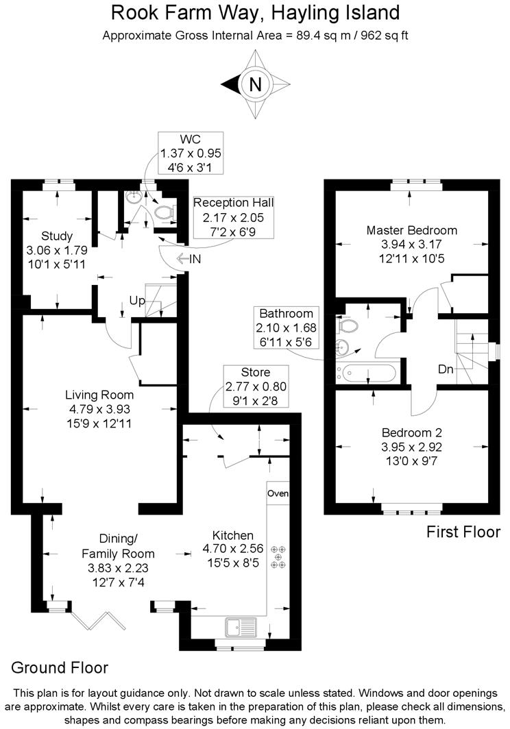 Rook Farm Way, Hayling Island floorplan