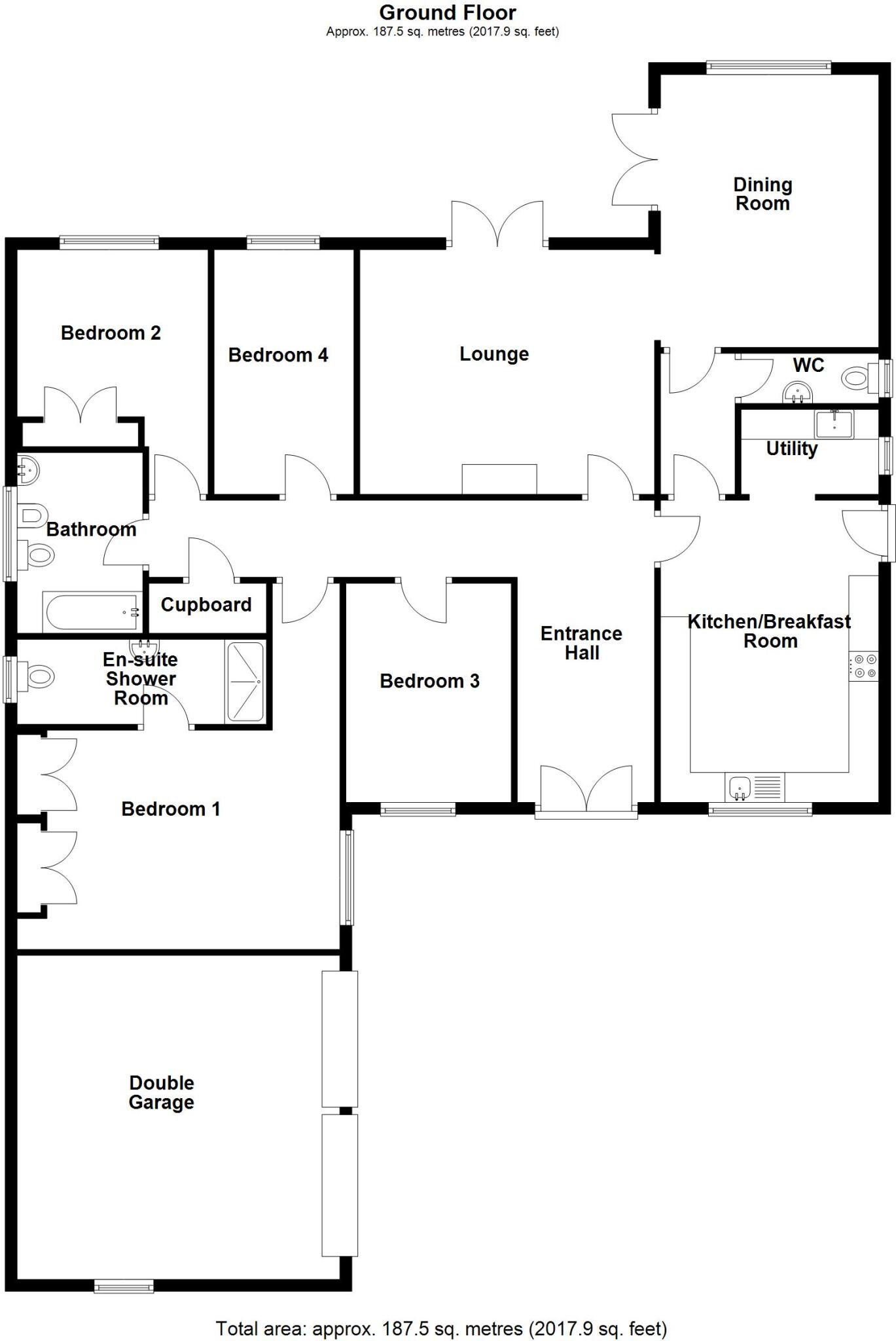 Edenham Road, Hanthorpe, Bourne, Lincolnshire, PE10 floorplan