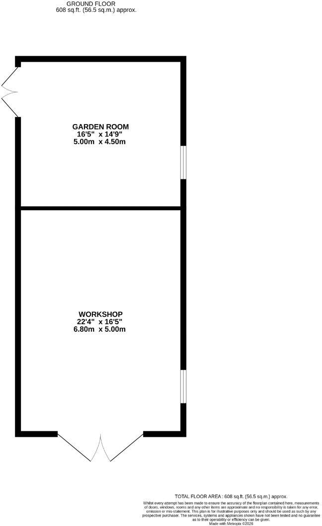 Cockreed Lane, New Romney floorplan