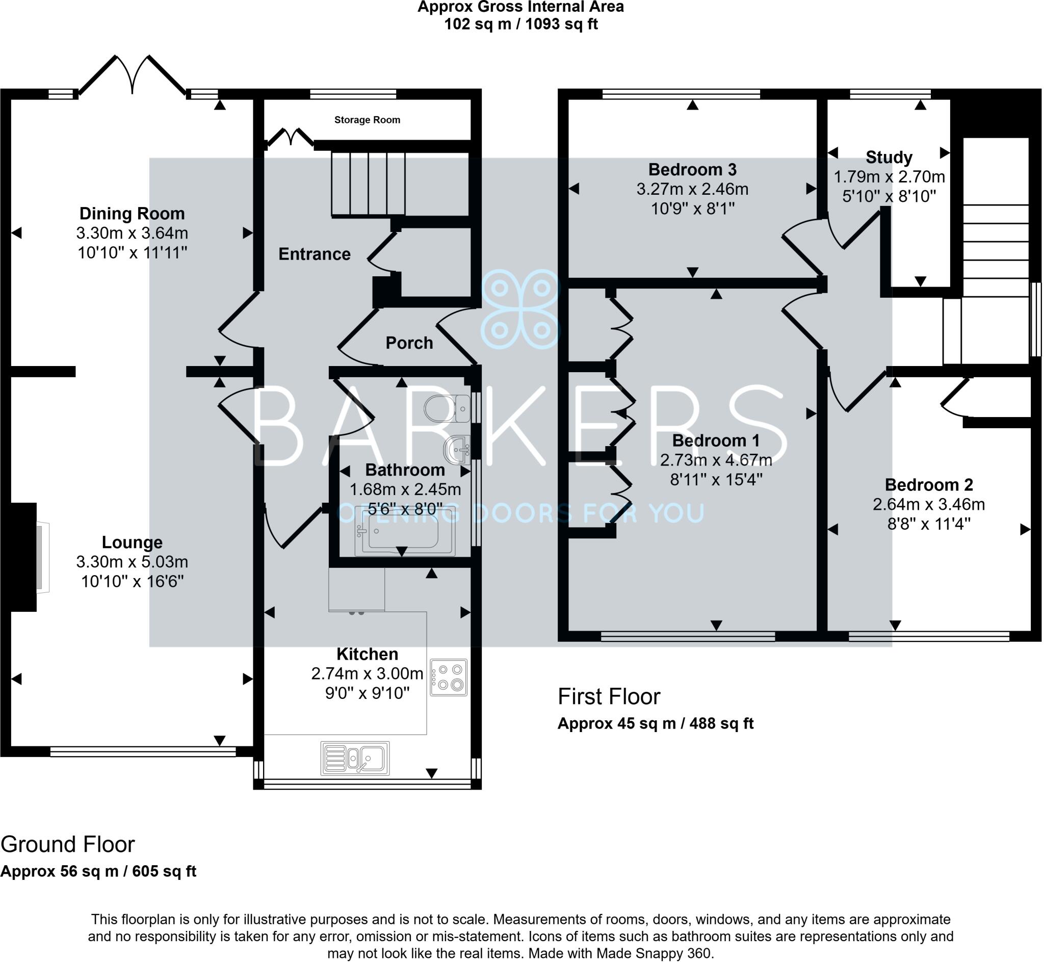 Brown Hill Drive, Birkenshaw floorplan