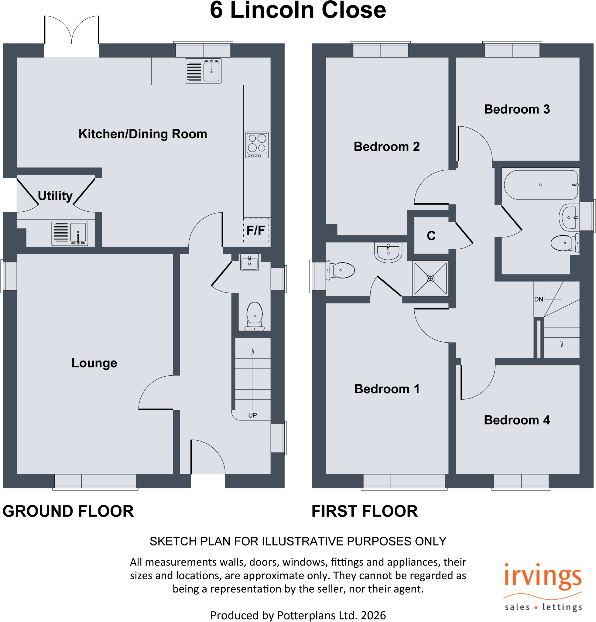 Lincoln Close, Catterick Garrison floorplan