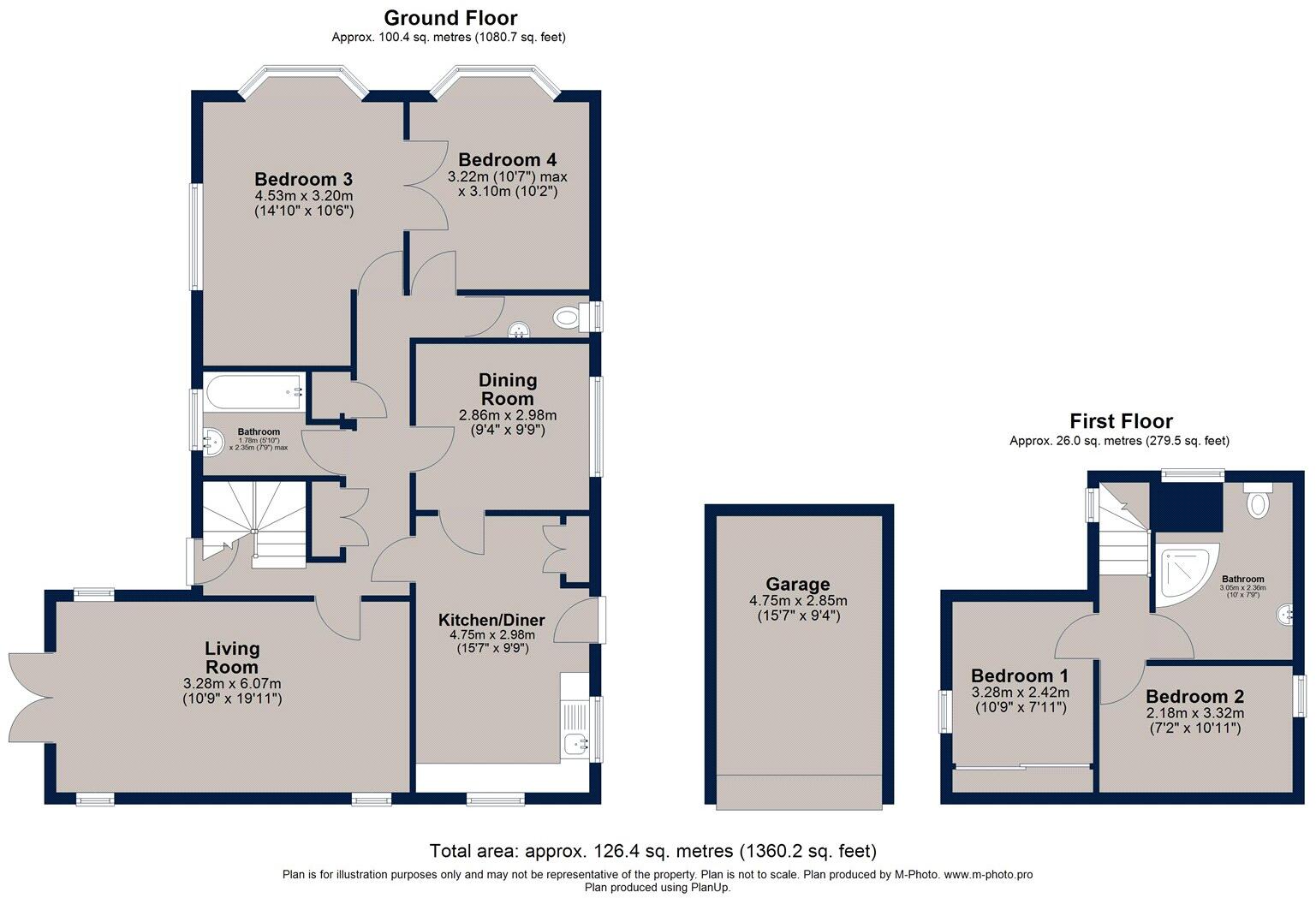 Sutton Heath, Sutton, Peterborough, PE5 floorplan