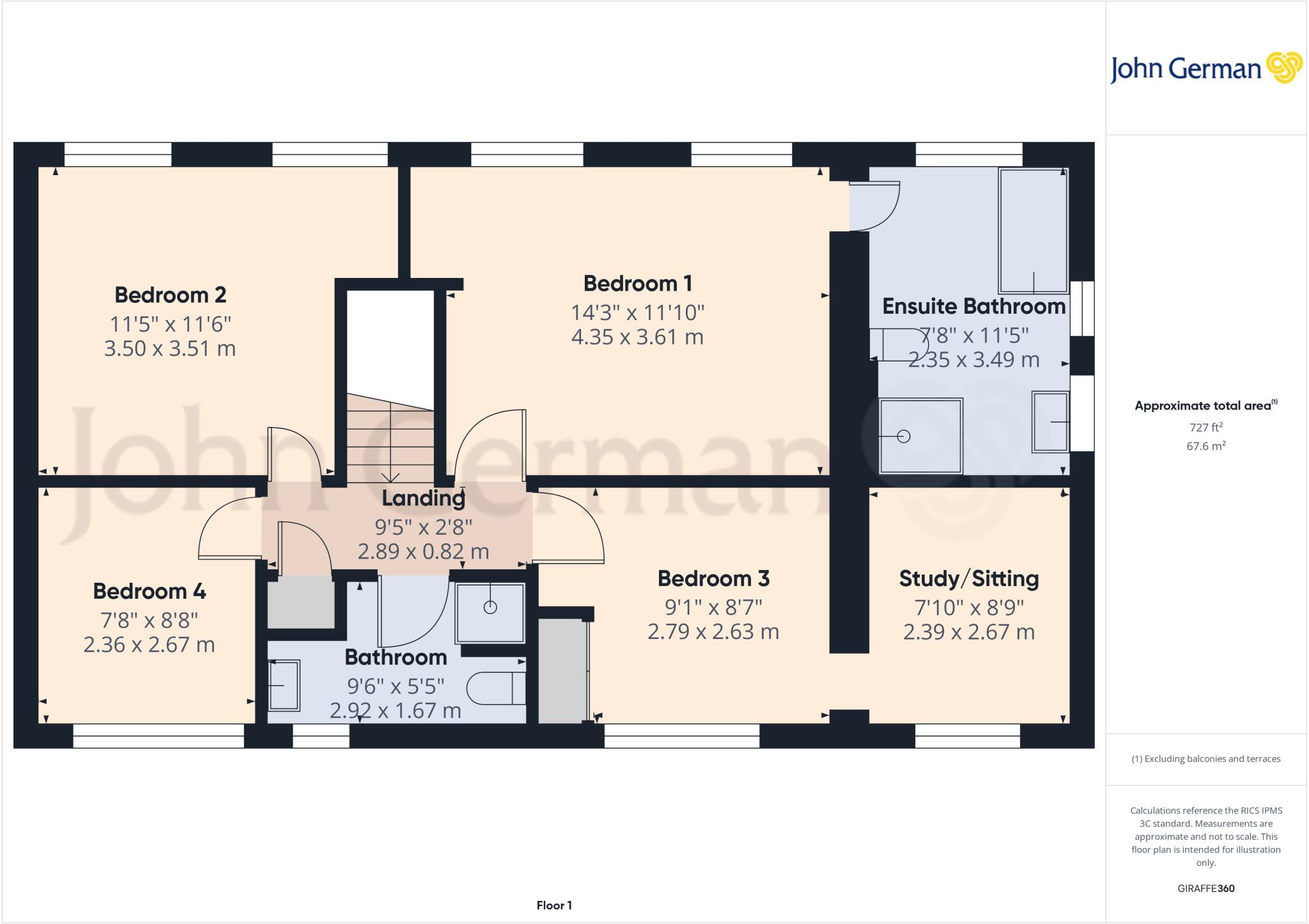 The Green, Austrey floorplan