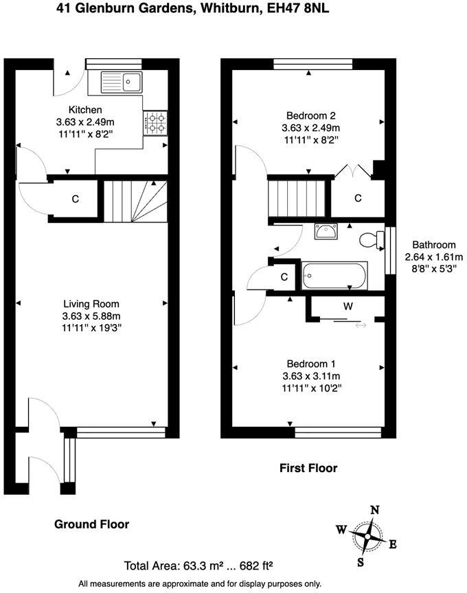 Glenburn Gardens, Whitburn floorplan