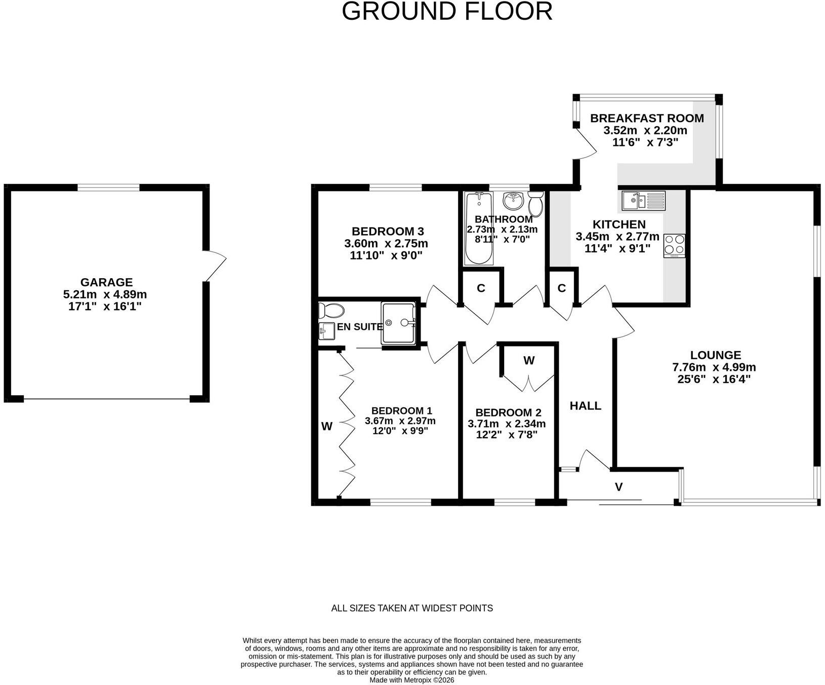 9 Barnford Crescent, Alloway, Ayr, KA7 4UP floorplan
