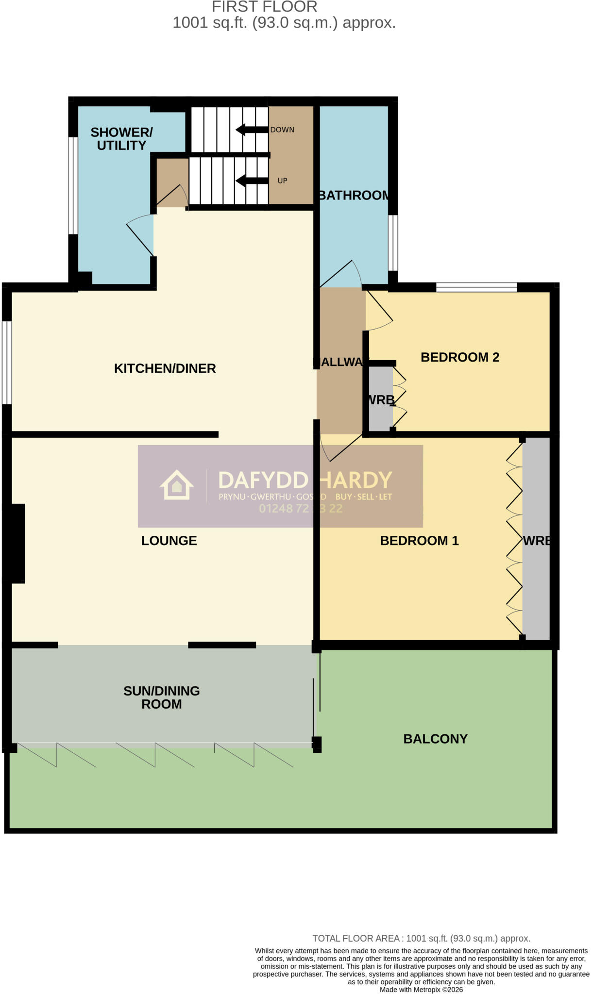 Ty Mawr Road, Deganwy, Conwy, LL31 floorplan