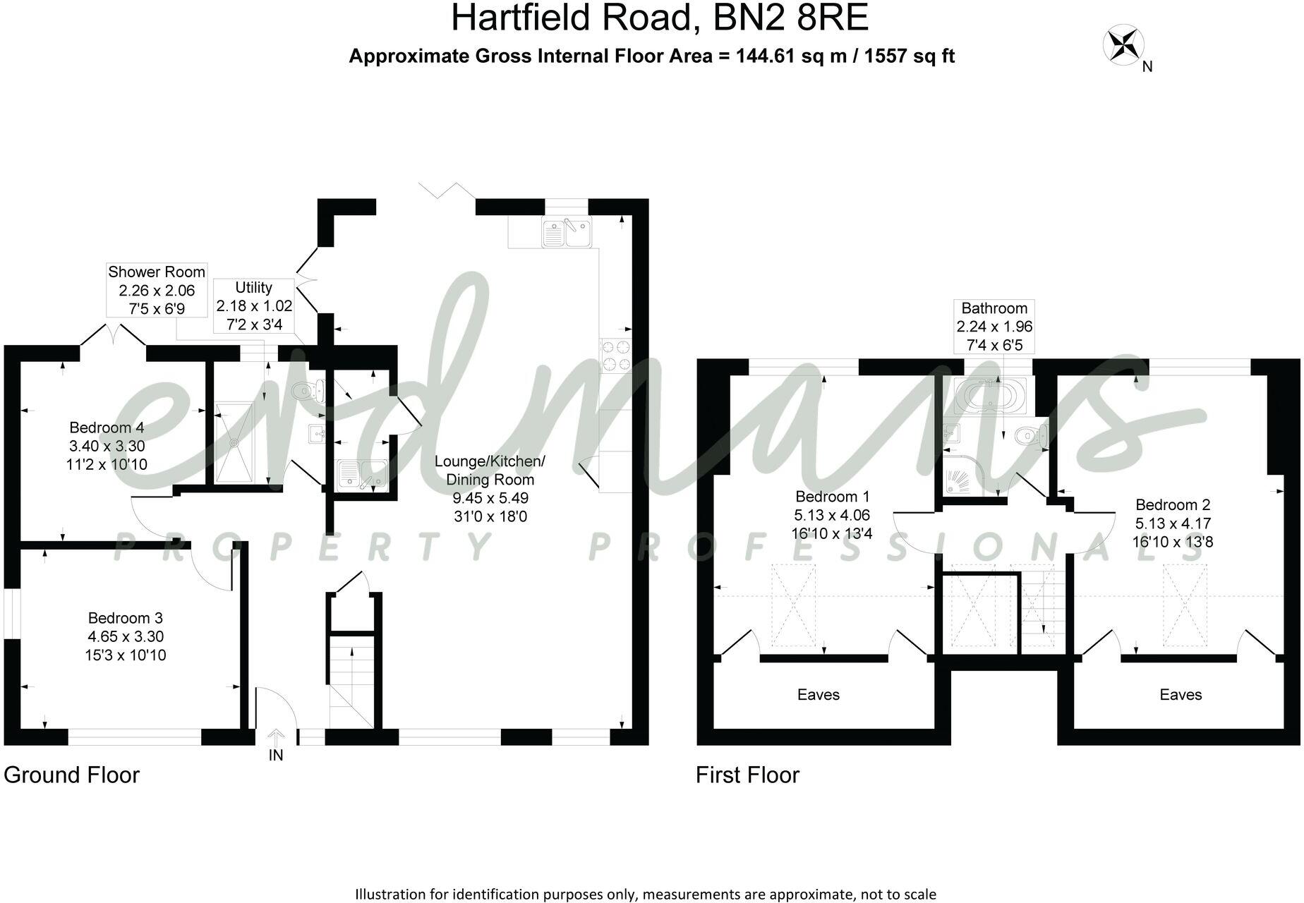 Hartfield Road, Saltdean, BN2 floorplan