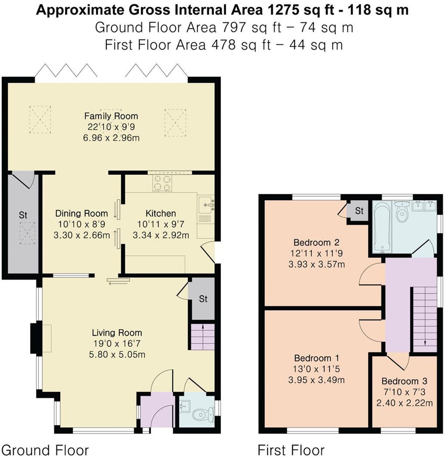 The Avenue, Hertford, SG14 floorplan
