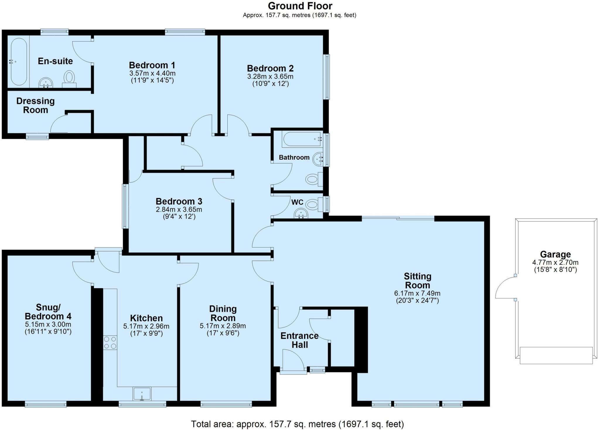 Penhill Lane, Kingswear floorplan