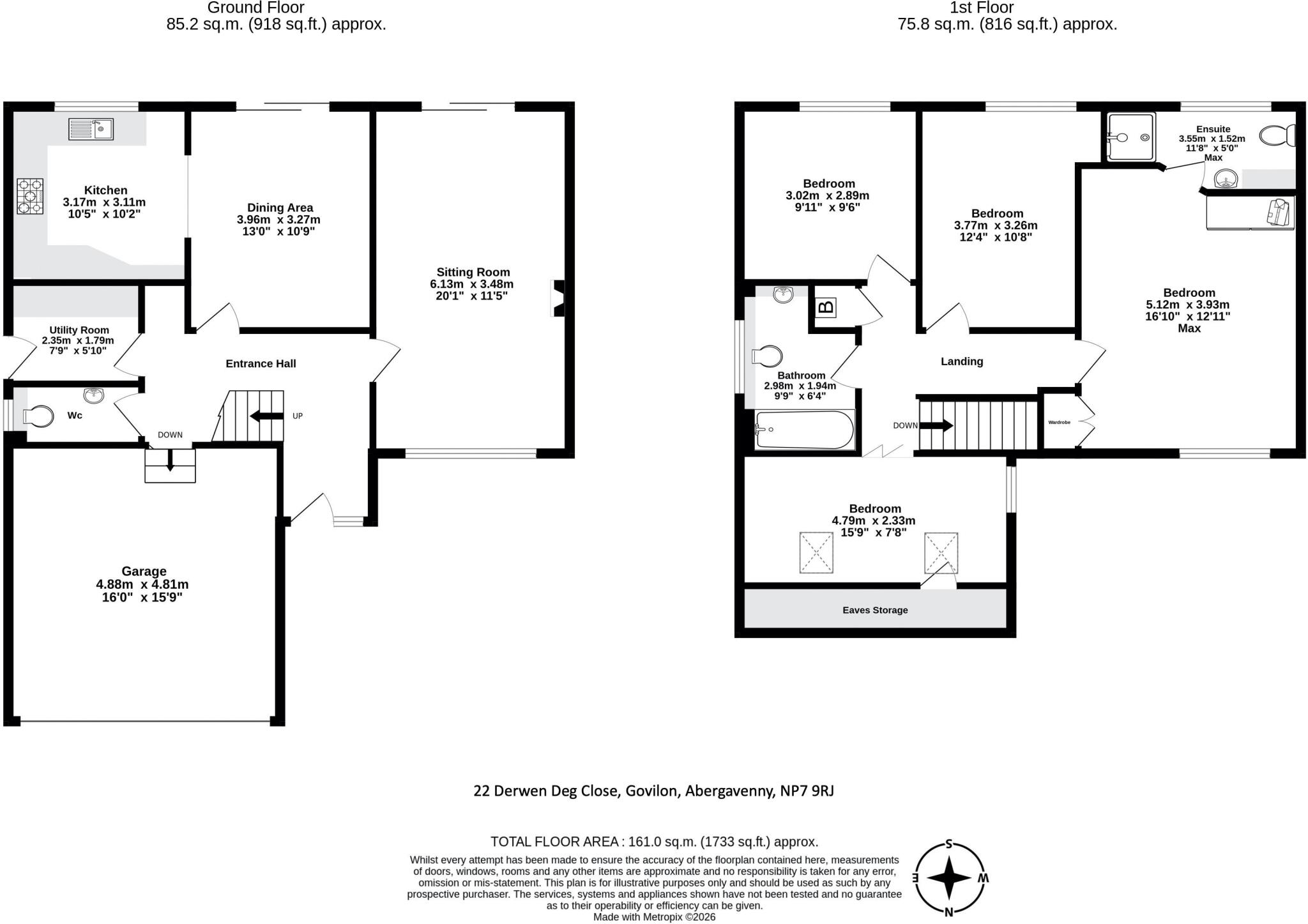 Govilon, Abergavenny floorplan