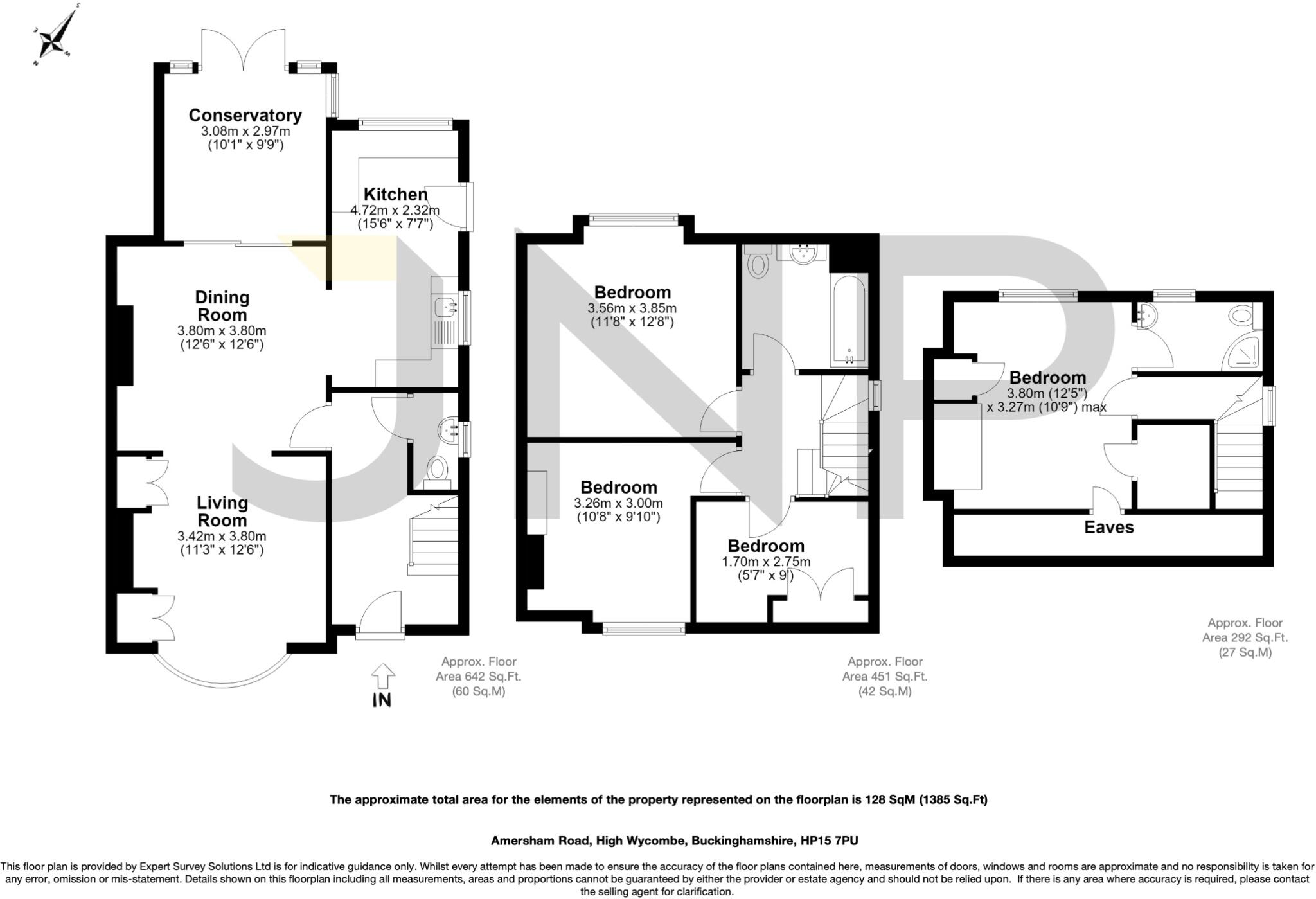 Amersham Road, Hazlemere, High Wycombe, Buckinghamshire, HP15 floorplan
