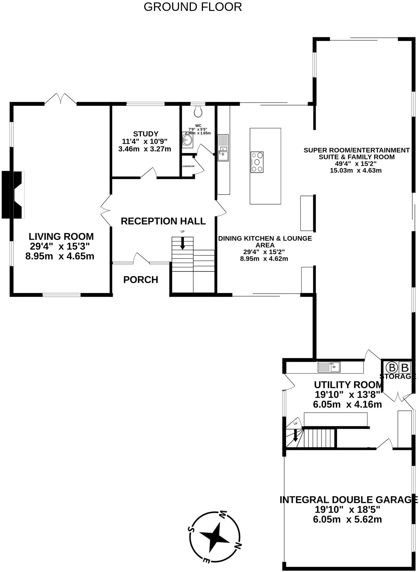 3 The Falls, Tromode Road, Douglas floorplan