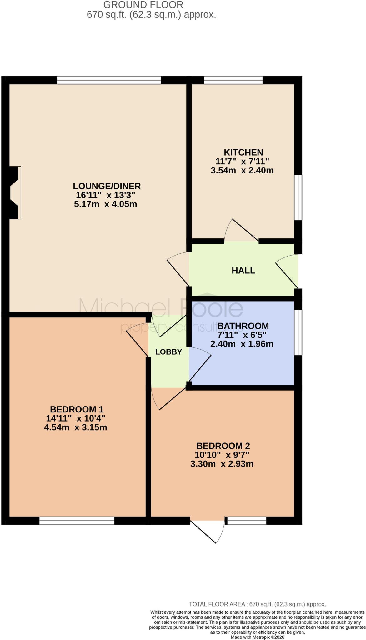 Highcliffe Grove, New Marske, TS11 floorplan