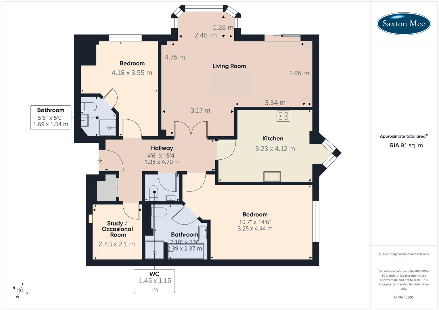 Braemore, 268 Ecclesall Road South, Sheffield floorplan