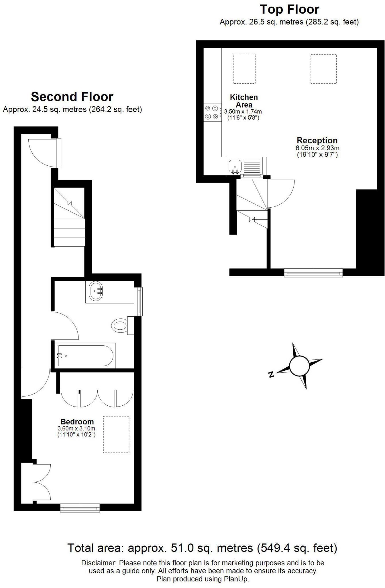 Leander Road, Brixton SW2 floorplan