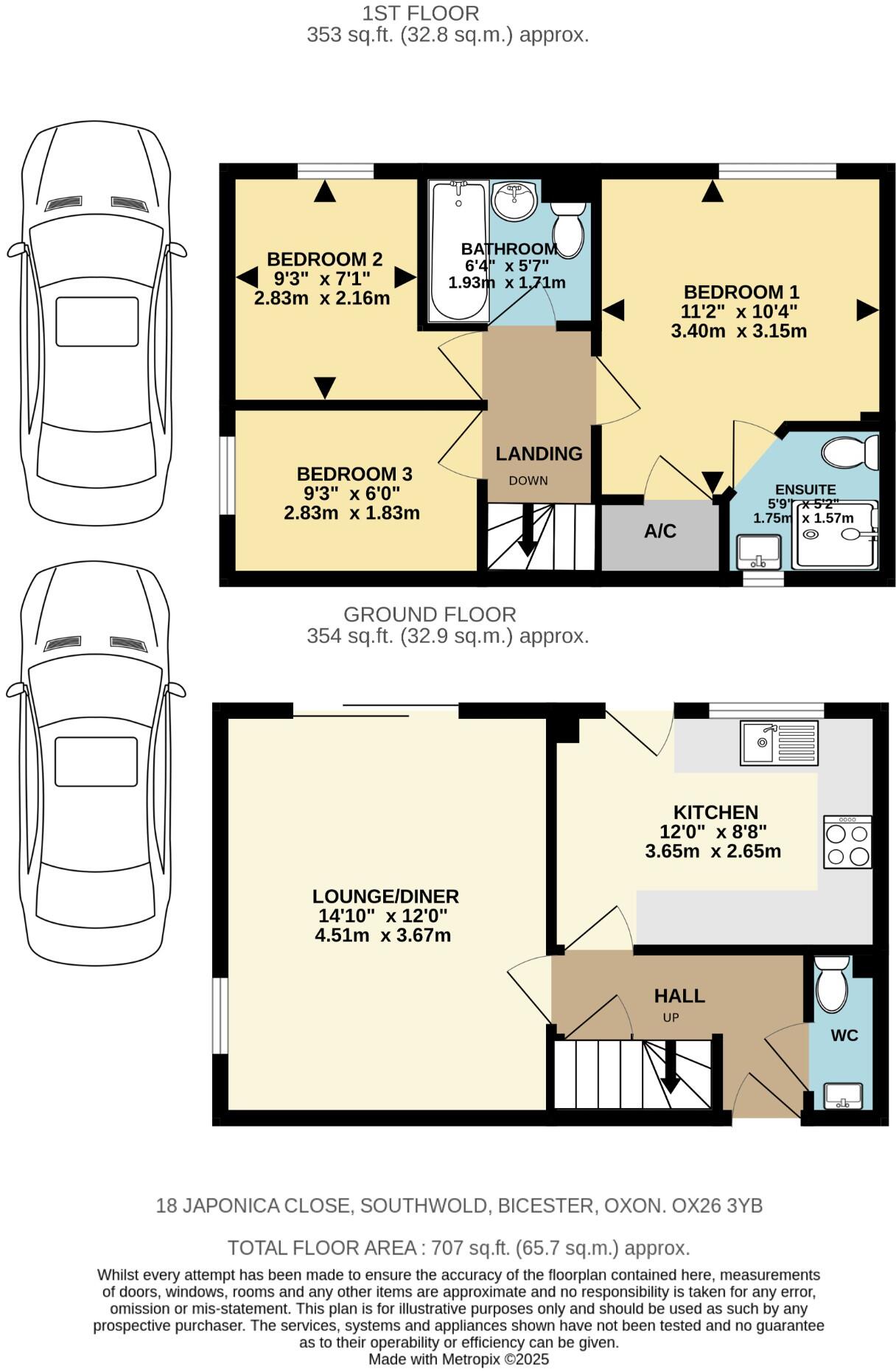 Japonica Close, Bicester, Oxfordshire, OX26 floorplan