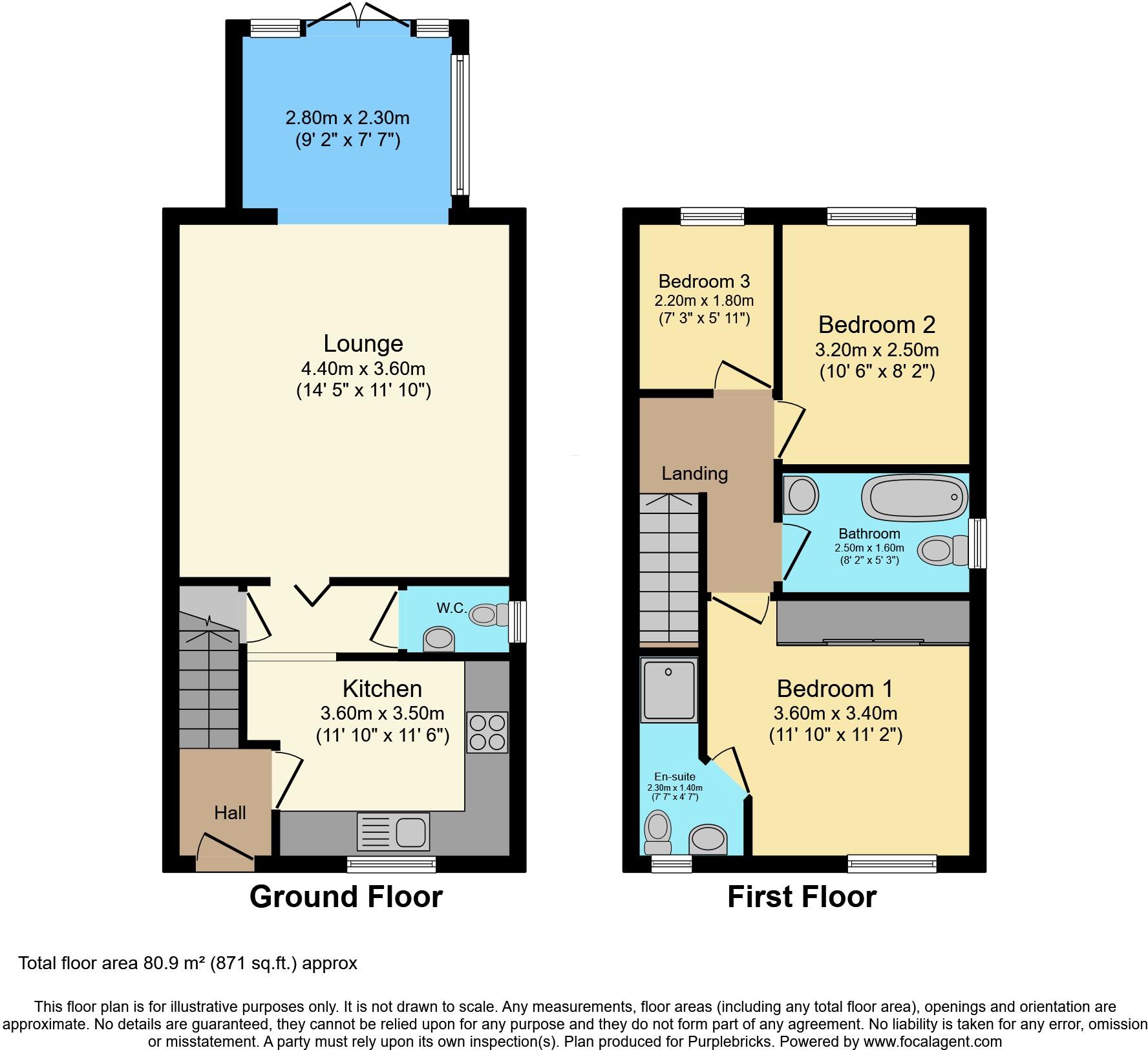 Swallow crescent, Leeds, LS12 floorplan