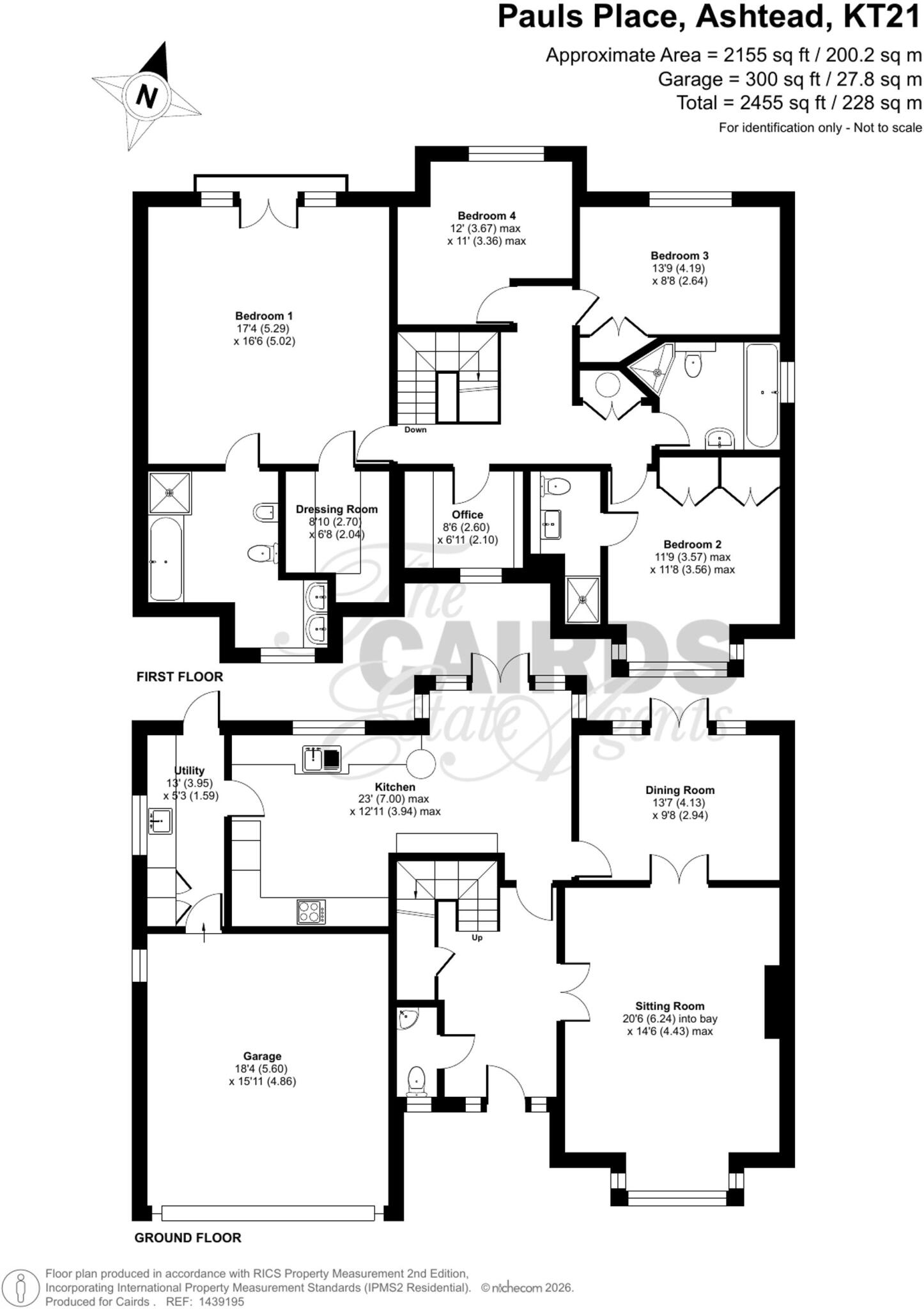 Pauls Place, Ashtead, KT21 floorplan