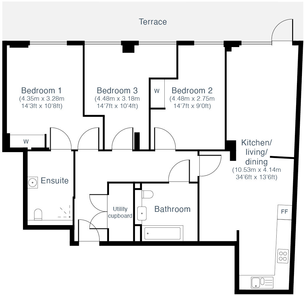 Bury Road, 
Wood Green,
N22 6FA floorplan