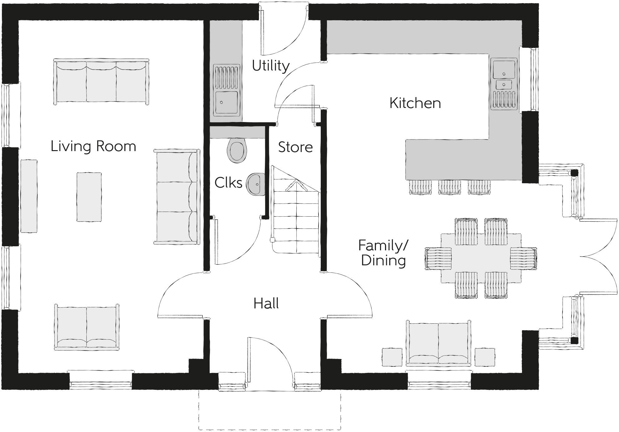 Oundle Road, Peterborough, 
PE7 3UP floorplan