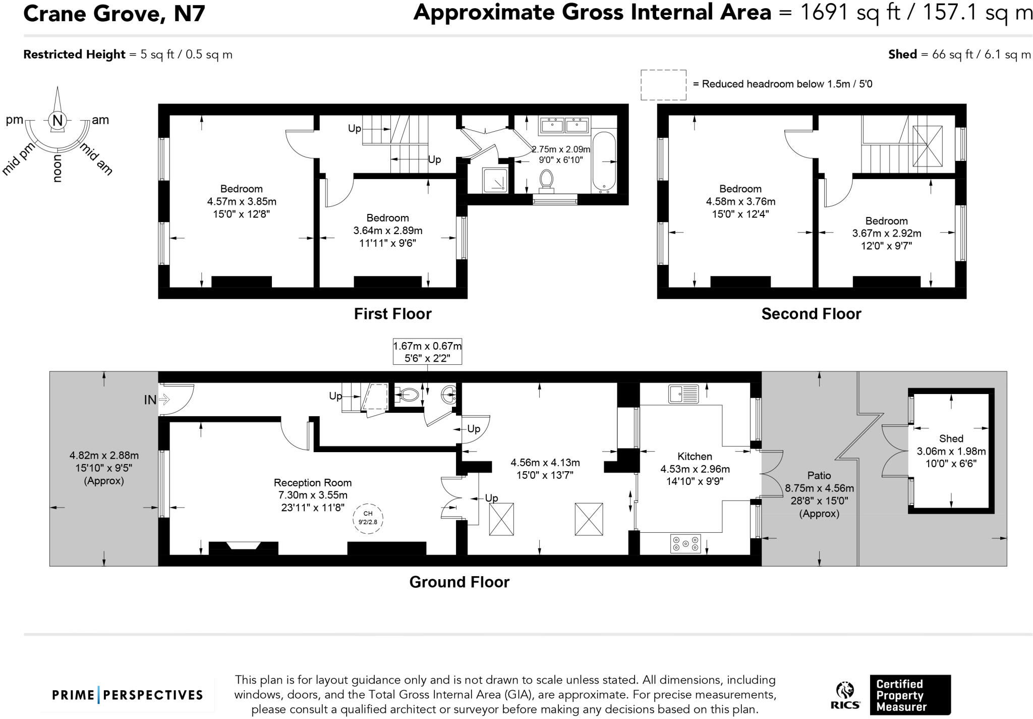 Crane Grove, Islington, London floorplan