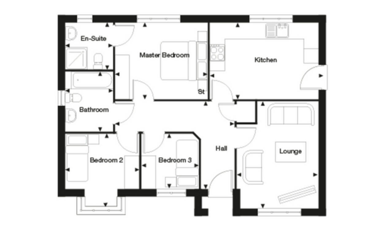 The Ridings, Market Rasen floorplan