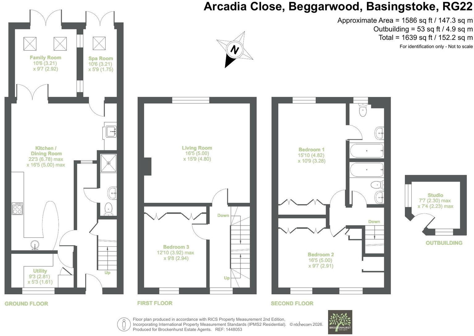 Arcadia Close, Basingstoke RG22 4AJ floorplan