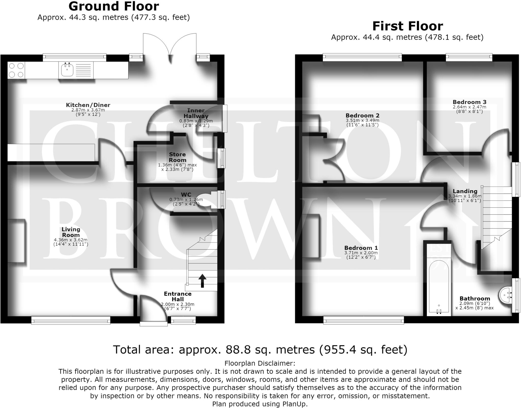 Greenhill Road, Long Buckby, Northampton, Northamptonshire, NN6 floorplan