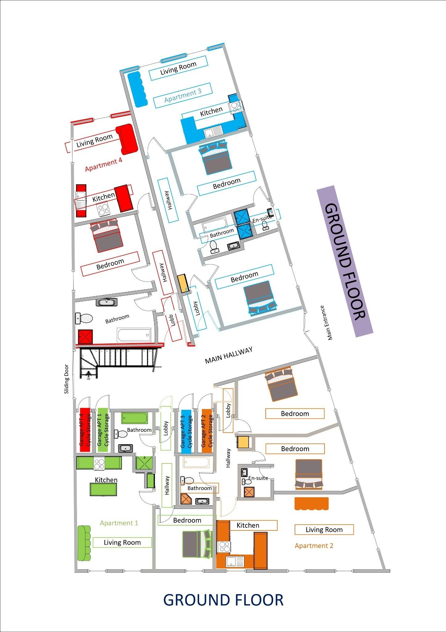 Flat 5, Throwing House, Princes Drive, Worcester, WR1 2AB floorplan