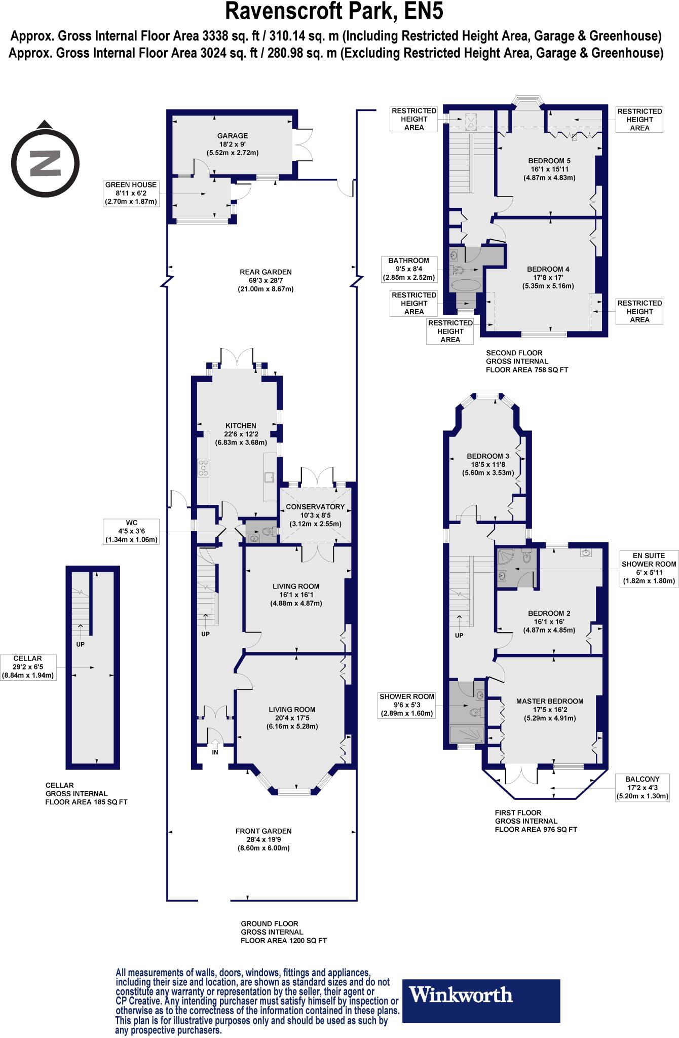 Ravenscroft Park, High Barnet, EN5 floorplan