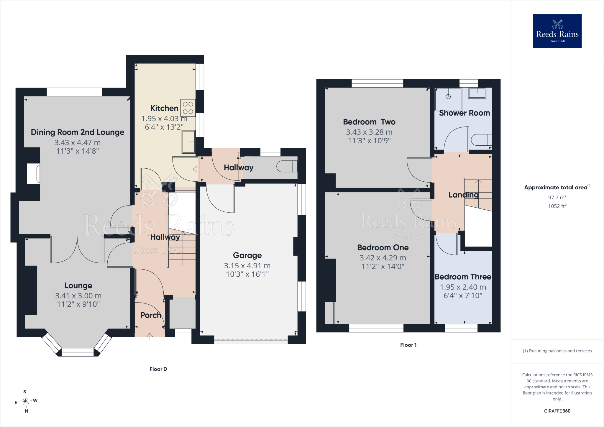 Bristol Avenue, Farington, Leyland, Lancashire, PR25 floorplan