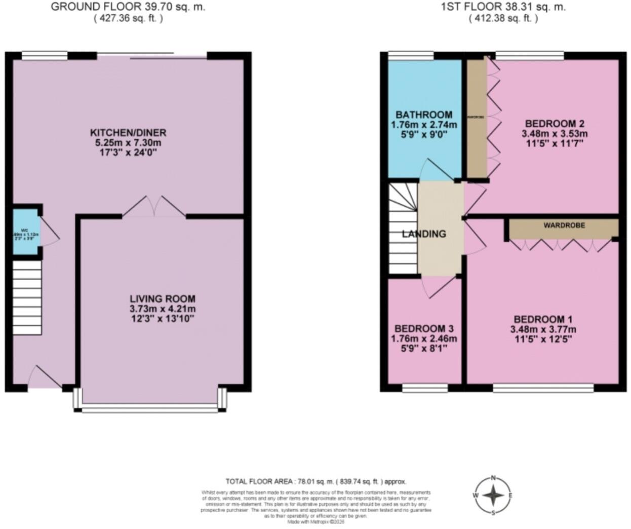 Chipstead Close, Coulsdon floorplan