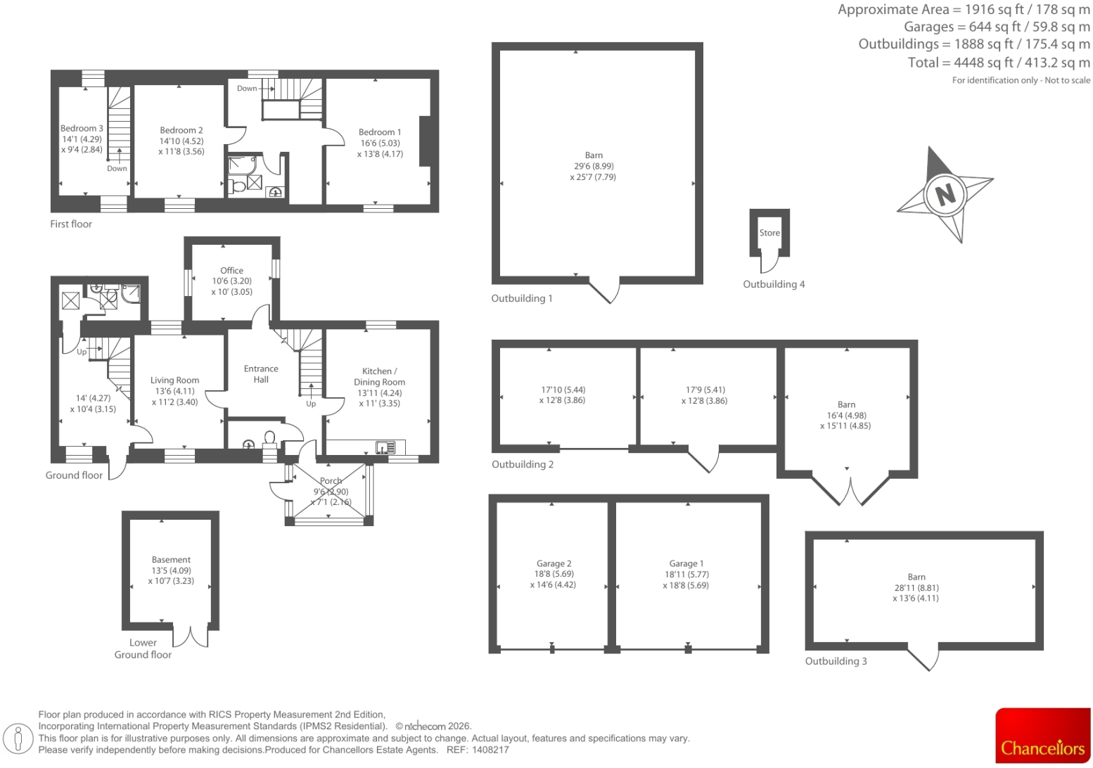Veldo Farm, Veldo Lane floorplan