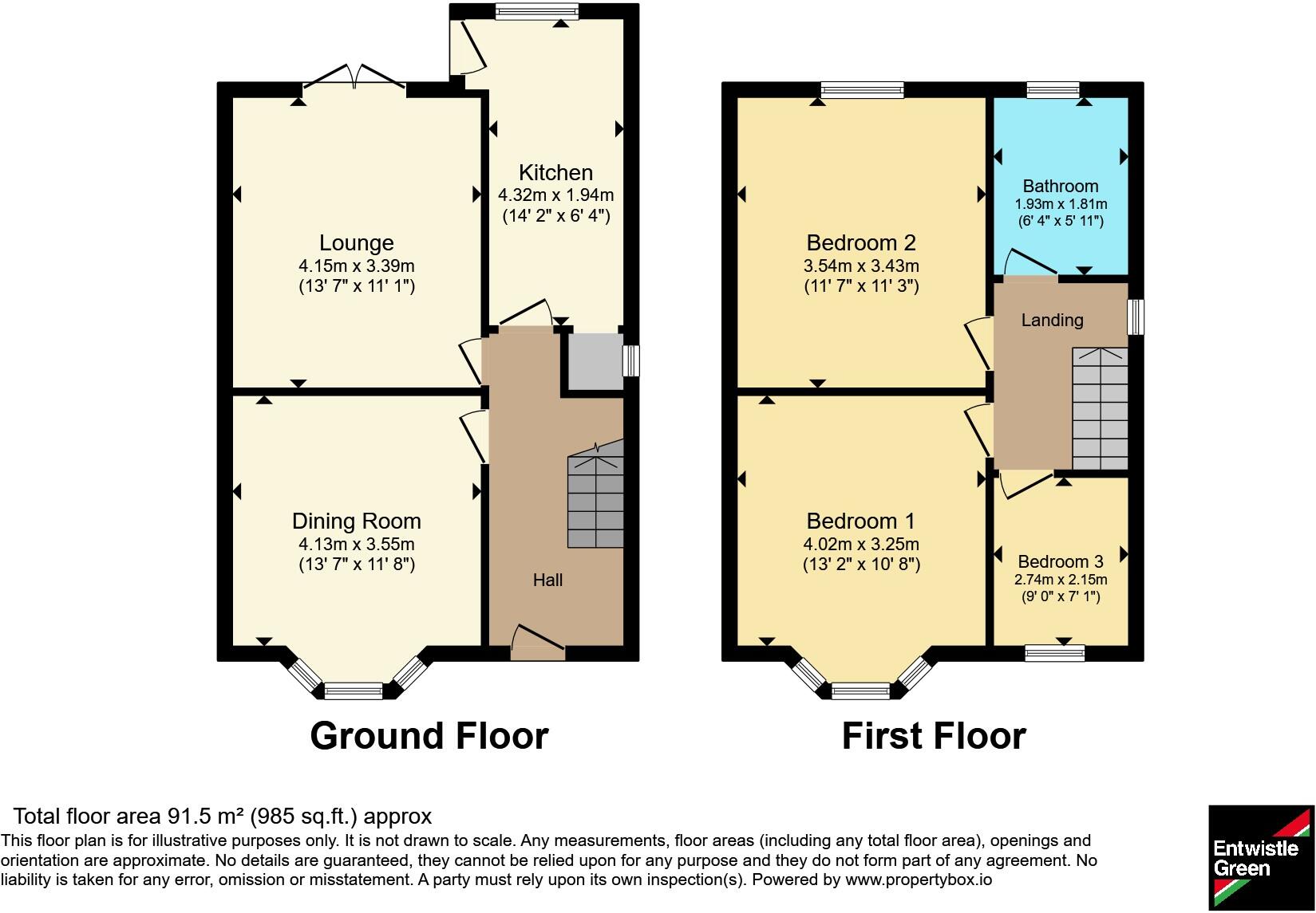Cintra Avenue, Ashton-on-Ribble, Preston, Lancashire, PR2 floorplan