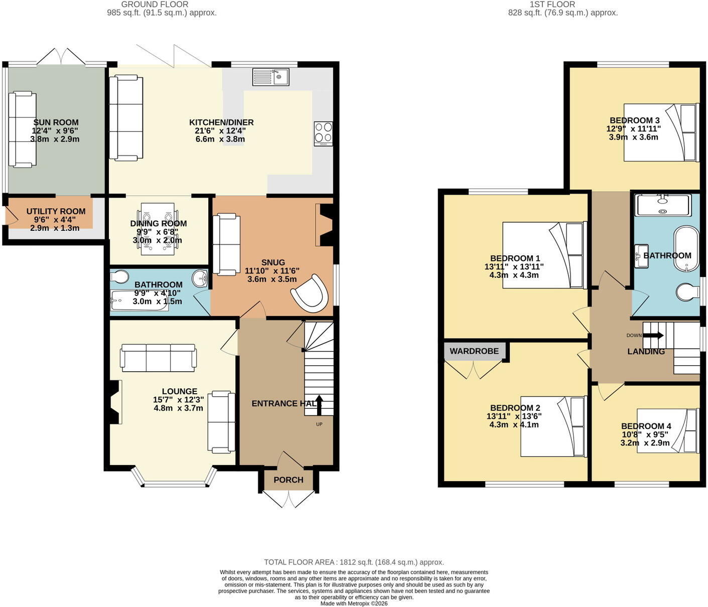 Westwood Avenue,March,PE15 8AX floorplan