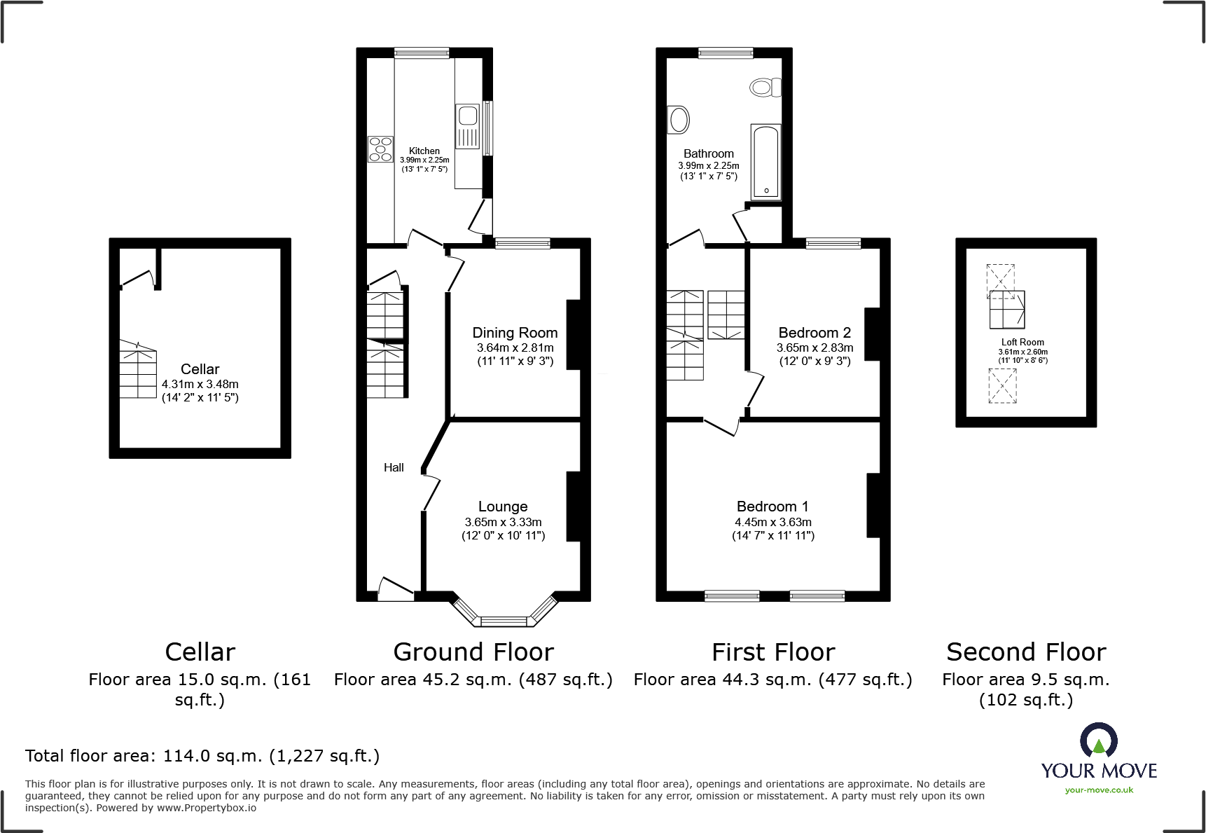 Beacon Road, Broadstairs, Kent, CT10 floorplan