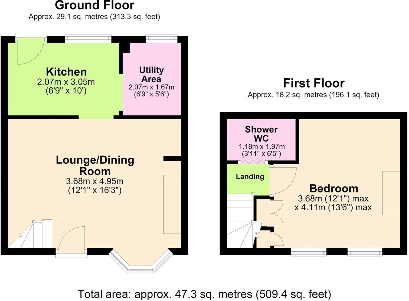 Main Street, Whittington floorplan