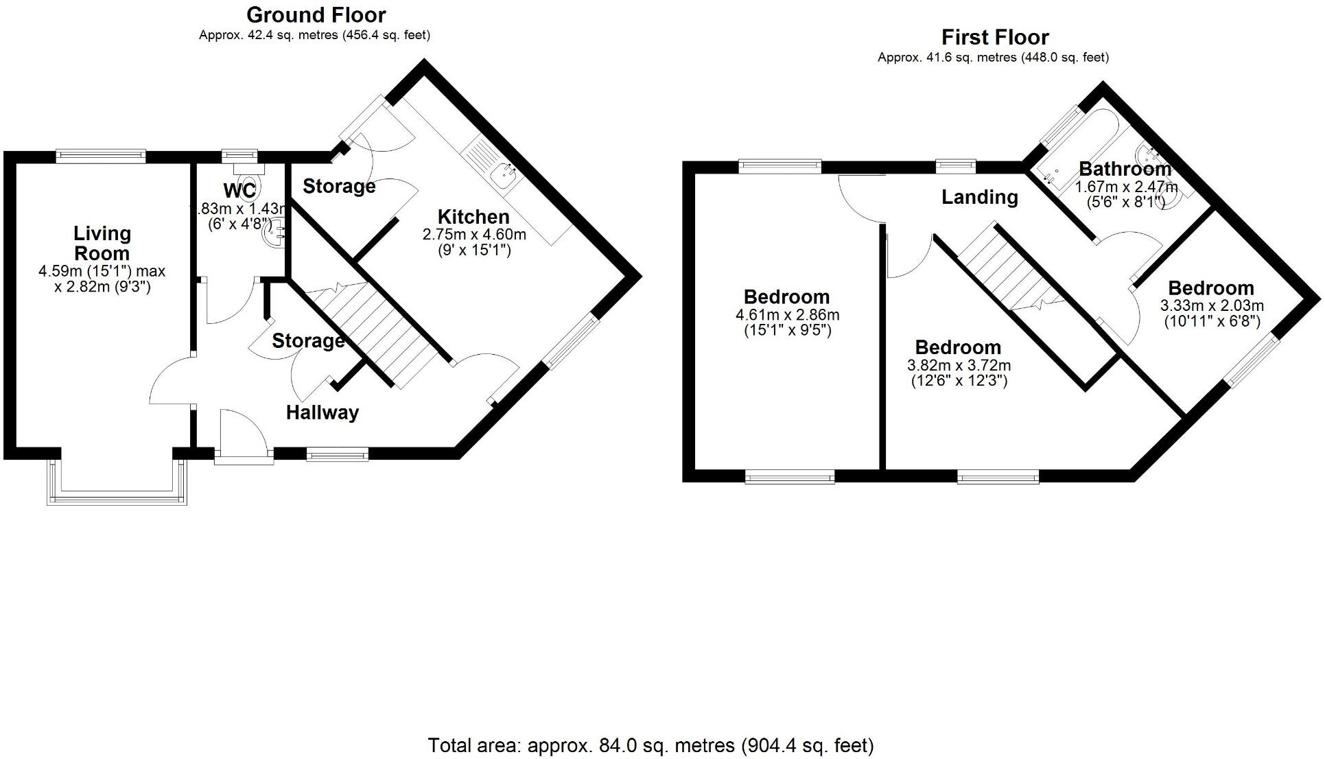 Shelton Court, Mansfield, Nottinghamshire, NG18 floorplan