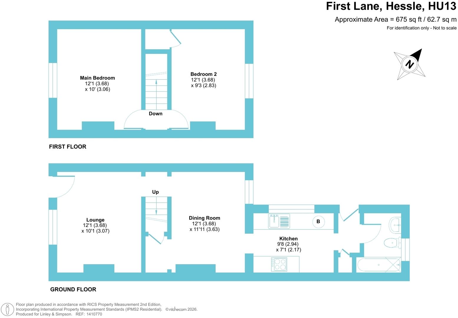 First Lane, Hessle, HU13 floorplan