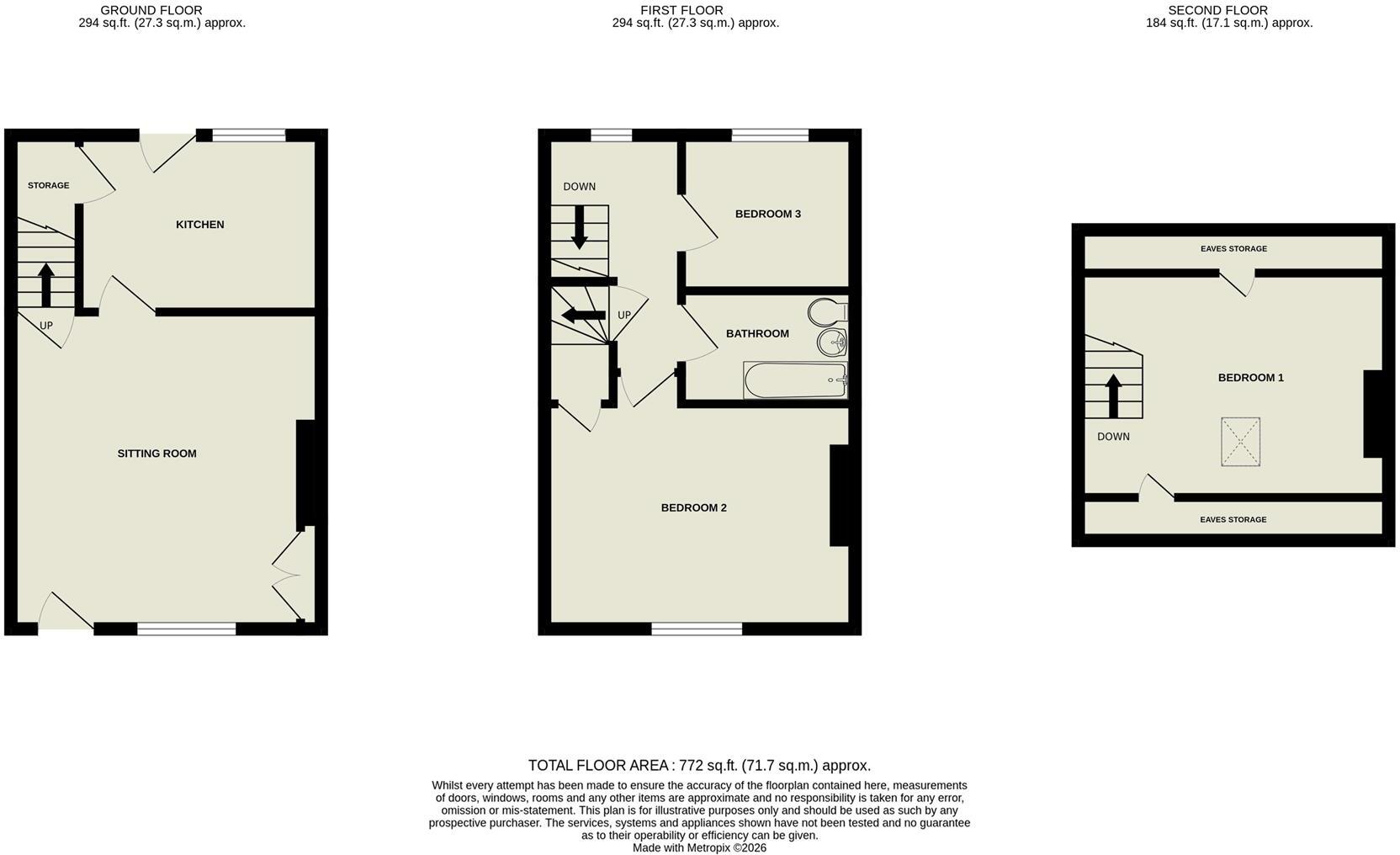 Dean Street, Ilkley floorplan