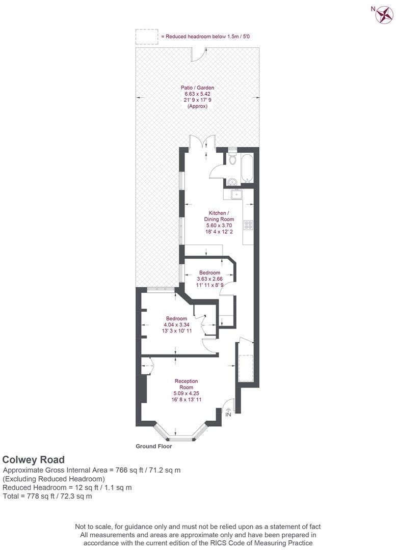 Cowley Road, Mortlake, SW14 floorplan