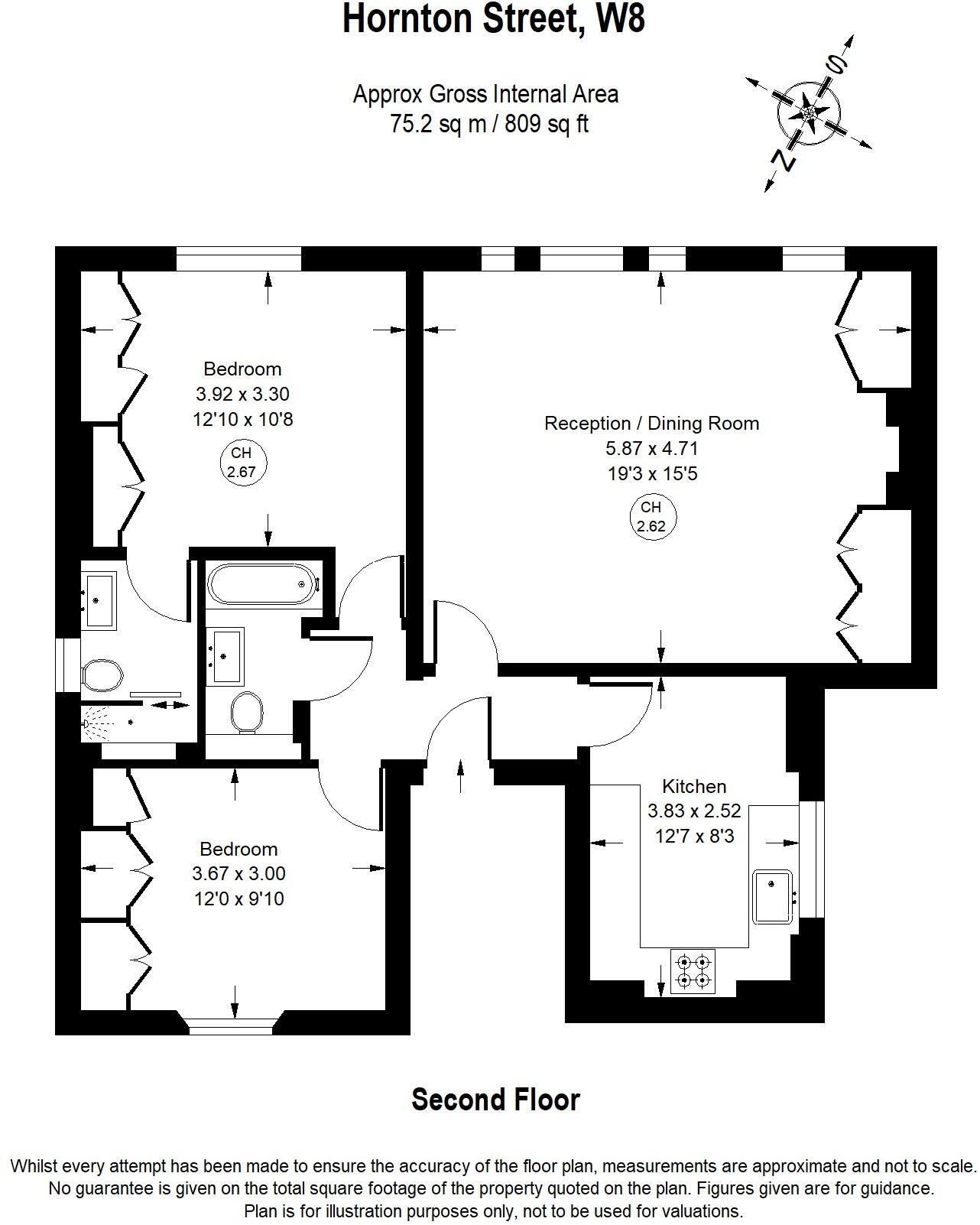 Hornton Street, London, W8 floorplan