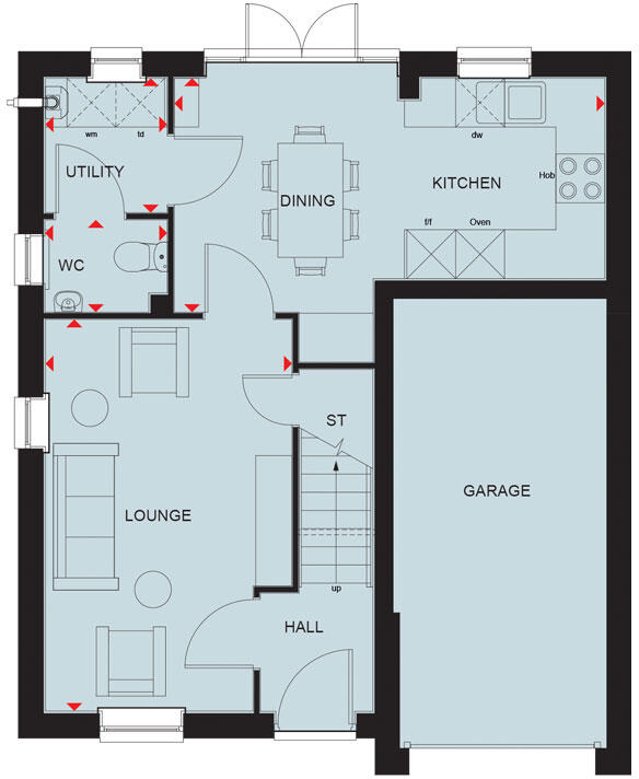Highgrove, 
Main Road, 
Bosham, 
West Sussex,
PO18 8EH floorplan