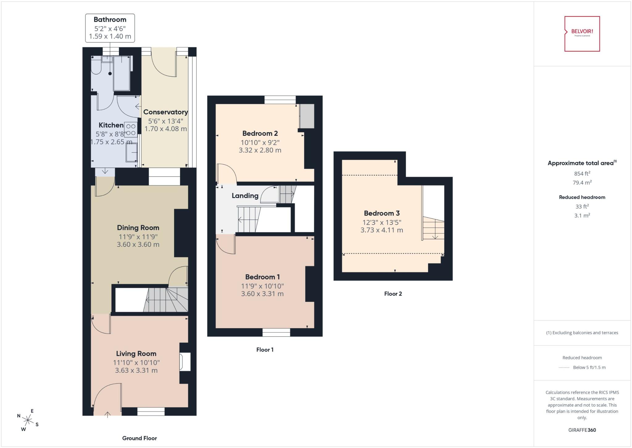 Vale Road, Mansfield Woodhouse, NG19 floorplan